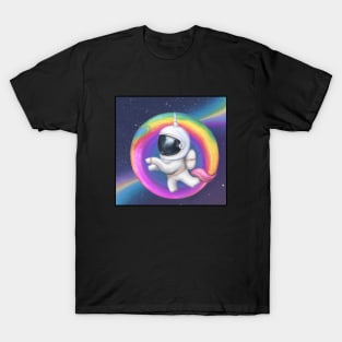 Unicorn Rainbow Astronaut T-Shirt